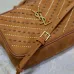 Saint Laurent Studded Suede Crossbody Bag With Iconic YSL Logo size:23×16×6cm #A53741