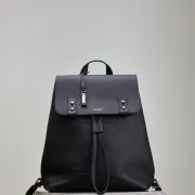 YSL Black Leather Backpack With Refined Design And Functional Elegance #A50336