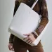 YSL - Inspired Minimalist Leather Tote With Matching Pouch For Sophisticated Style size:32×35×10cm #A53702