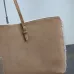 YSL Saint Laurent shopping tote bag Trimmed Suede Tote With Matching Pouch For Winter Chic size:38×28×13cm #A53699