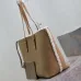 YSL Saint Laurent shopping tote bag Trimmed Suede Tote With Matching Pouch For Winter Chic size:38×28×13cm #A53699