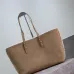 YSL Saint Laurent shopping tote bag Trimmed Suede Tote With Matching Pouch For Winter Chic size:38×28×13cm #A53699