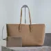YSL Saint Laurent shopping tote bag Trimmed Suede Tote With Matching Pouch For Winter Chic size:38×28×13cm #A53699