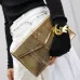 YSL Uptown Gold Snakeskin Clutch, 27 x 16 x 2 cm #A63202