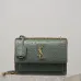YSL Uptown Gold Snakeskin Clutch, 27 x 16 x 2 cm #A63204