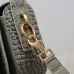 YSL VOLTAIRE Crocodile-Embossed Handbag, 24 x 15 x 5 cm #A63201
