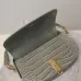 YSL VOLTAIRE Crocodile-Embossed Handbag, 24 x 15 x 5 cm #A63201