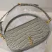 YSL VOLTAIRE Crocodile-Embossed Handbag, 24 x 15 x 5 cm #A63201