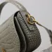 YSL VOLTAIRE Crocodile-Embossed Handbag, 24 x 15 x 5 cm #A63201
