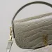 YSL VOLTAIRE Crocodile-Embossed Handbag, 24 x 15 x 5 cm #A63201