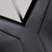 YSL Black Leather Tote Bag With Distinctive V - Shaped Structure #A51652