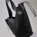 YSL Black Leather Tote Bag With Distinctive V - Shaped Structure #A51652