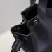 YSL Black Leather Tote Bag With Distinctive V - Shaped Structure #A51652