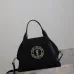 Yves Saint Laurent Rive Gauche Embroidered Top - Handle Bag With Leather Accents size:42×32×18cm #A54318