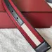 BALLY AAA+ belts width:3.5cm#A51449