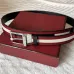 BALLY AAA+ belts width:3.5cm#A51449