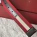 BALLY AAA+ belts width:3.5cm #A51451