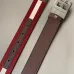 BALLY AAA+ belts width:3.5cm #A51471