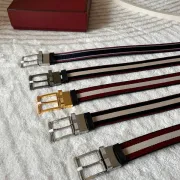 BALLY AAA+ belts Luxury Leather Belts Smooth Buckle Designer Belt width:3.5cm #A54016
