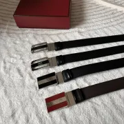 BALLY AAA+ belts Luxury Leather Belts Smooth Buckle Designer Belt width:3.5cm #A54017 BALLY AAA+ belts Luxury Leather Belts Smooth Buckle Designer Belt width:3.5cm #A54017