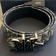 Dior x Stussy Onlique Belt and Shawn Buckle Reversible #A53818