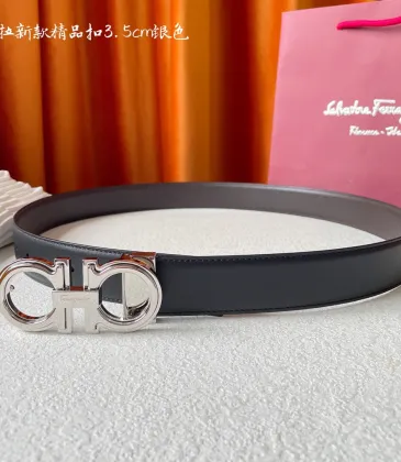 Ferragamo AAA+ Leather Belts Wide 3.5cm #A33409