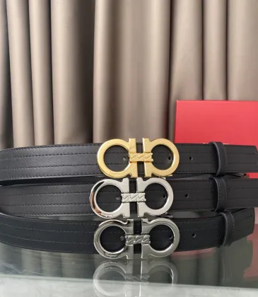 Ferragamo Leather Belts 1:1 Quality W3.5CM #999930979