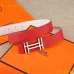 HERMES AAA+ Leather reversible Belts W3.2cm #9129543