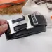 Hermes H Buckle Leather Belt 3.8 cm #A45674