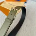 Louis Vuitton AAA+ Leather Belts 3.5cm #A33431