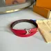 Women's Louis Vuitton AAA+ Leather Belts 2cm #A33435