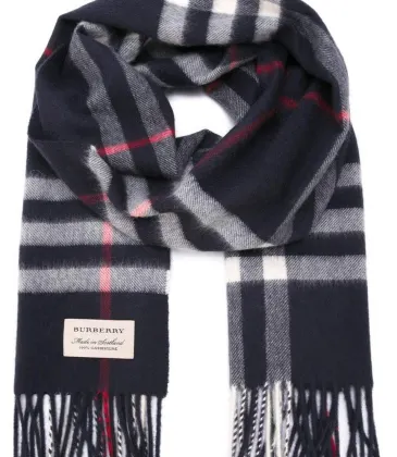 Burberry Men's Scarf Navy blue cashmere #9115986