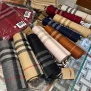 Burberry classic cashmere plaid scarfs #A61886