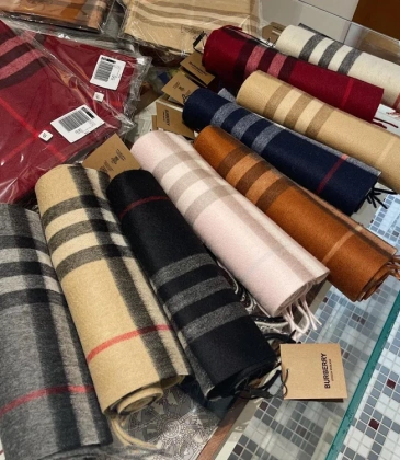 Burberry classic cashmere plaid scarfs #A61886