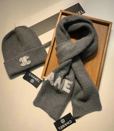 Chanel Wool knitted Scarf and cap #999909580