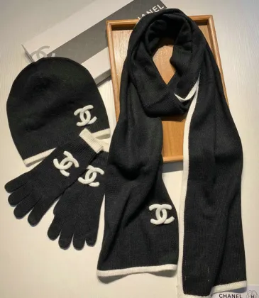 Chanel Wool knitted Scarf and cap #999909612