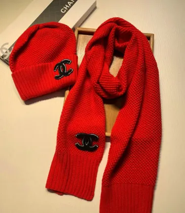 Chanel Wool knitted Scarf and cap #999909629