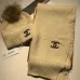 Chanel Wool knitted Scarf and cap #999909640