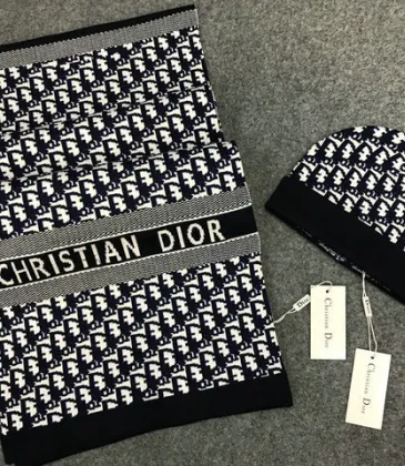 Dior Wool knitted Scarf and cap #999909597