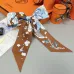 HERMES Scarf Small scarf decorate the bag scarf strap #A48570