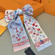 Louis Vuitton Scarf Small scarf decorate the bag scarf strap #A48593