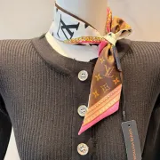 Louis Vuitton Scarf Small scarf decorate the bag scarf strap #A48595