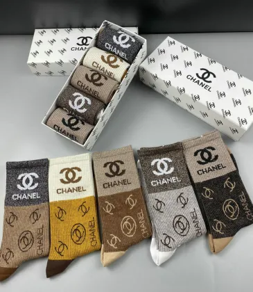 Brand Chanel socks (5 pairs) #999902054