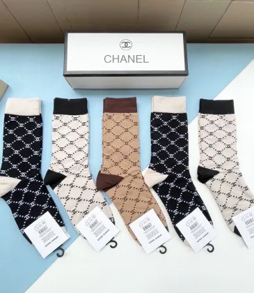 CHANEL socks (5 pairs) #A41947