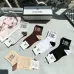 Chanel Trendy Letter Crew  logo Socks  #A59253