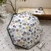 Tory Burch Three fold automatic folding umbrella #A34694