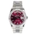 Rlx Day-Date Cherry Baton Dial x Bracelet Strap #A57615