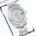Rolex Stainless Steel Watch with Full Diamond Pave and Colored Sapphires 41mm #A46397