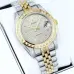 Rolex Stainless Steel Watch with Full Diamond Pave and Colored Sapphires 41mm #A46397