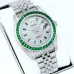 Rolex Stainless Steel Watch with Full Diamond Pave and Colored Sapphires 41mm #A46397